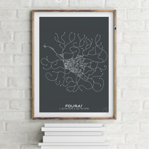 Fouras City Map Poster