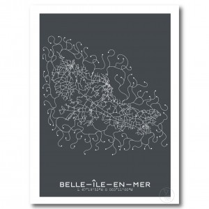 Belle-Ile-En-Mer City Map...