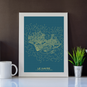 Le Havre City Map Poster