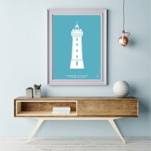 The Old Lady Lighthouse Poster
