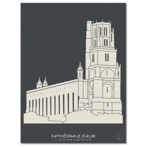 Albi Cathedral Poster