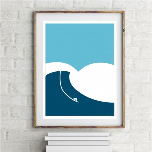 Vague Mentawai Affiche Surf